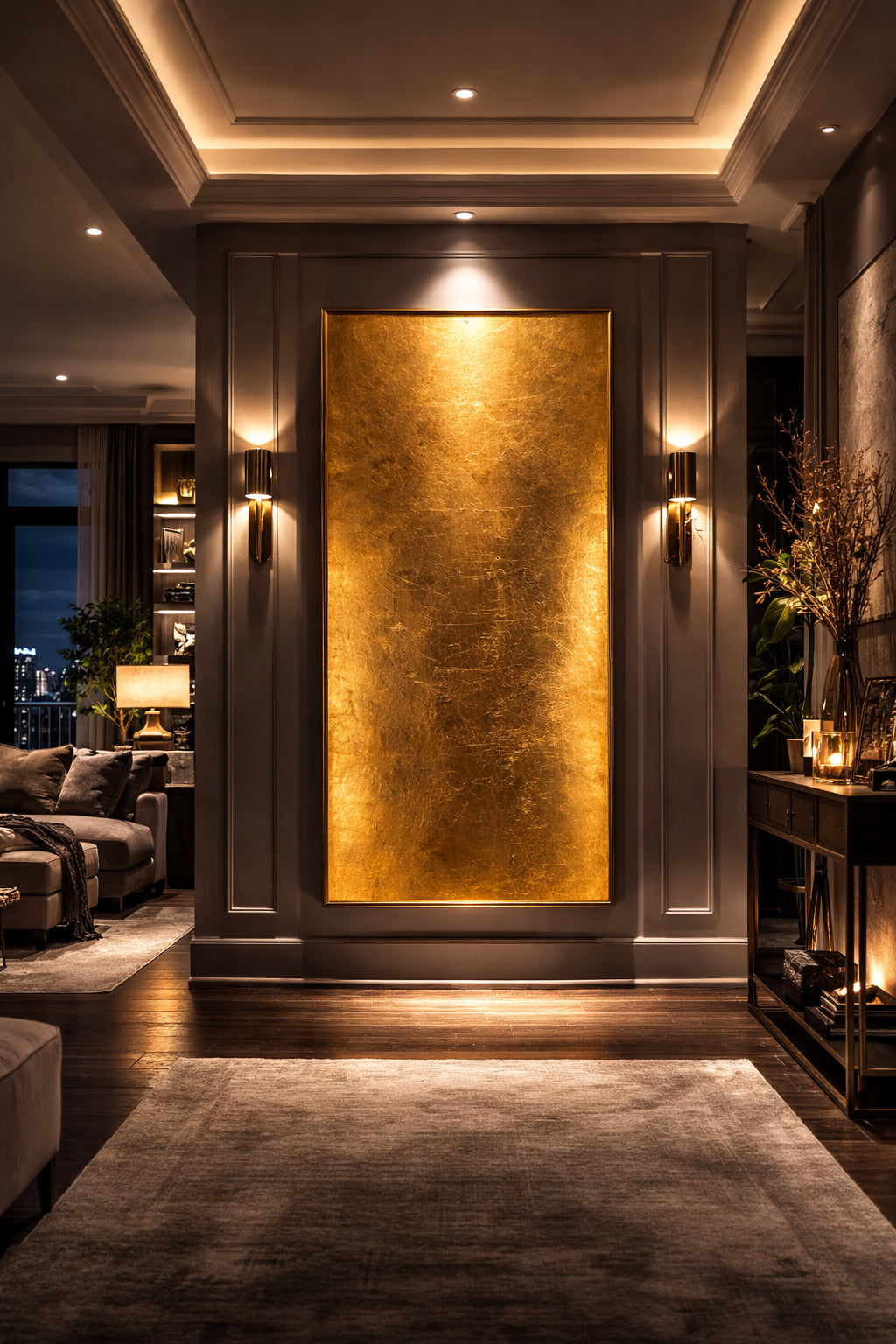 Gold Leaf Wallpaper